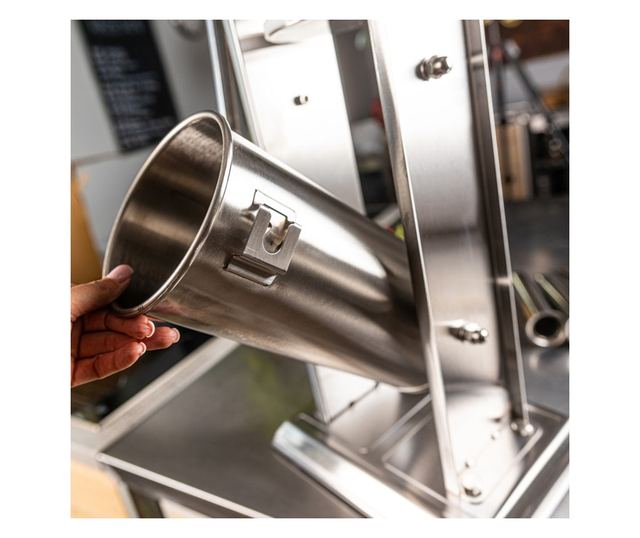 Klausberg KB 7930 Kolbásztöltő, 5kg, Manuális, 4 Rozsdamentes Acél Tölcsér, Légtelenítő Szelep, Kivehető Henger