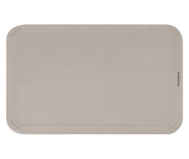 Klausberg KB 7978 késkészlet, 8 darabos, rozsdamentes acél, állvány, papírtörlő tartó, bézs