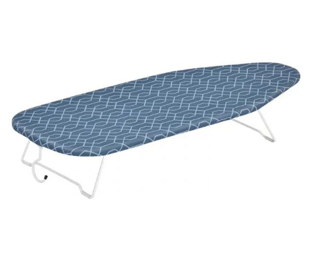 Kinghoff KH 1936 vasalódeszka, 76x30,5 cm, összecsukható, akasztó, kék