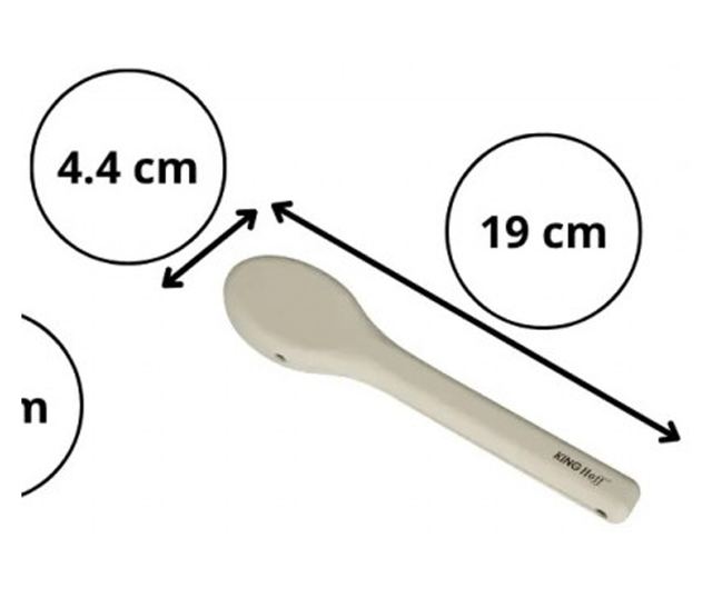Kinghoff KH 1954 3 darabos evőeszközkészlet, Szilikon tárolótok, Rozsdamentes acél, Ezüst