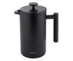 Kinghoff KH 1996 French Press kávéhoz/teához, 1 l, rozsdamentes acél, dupla falú, fekete
