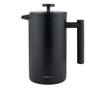 Kinghoff KH 1996 French Press kávéhoz/teához, 1 l, rozsdamentes acél, dupla falú, fekete