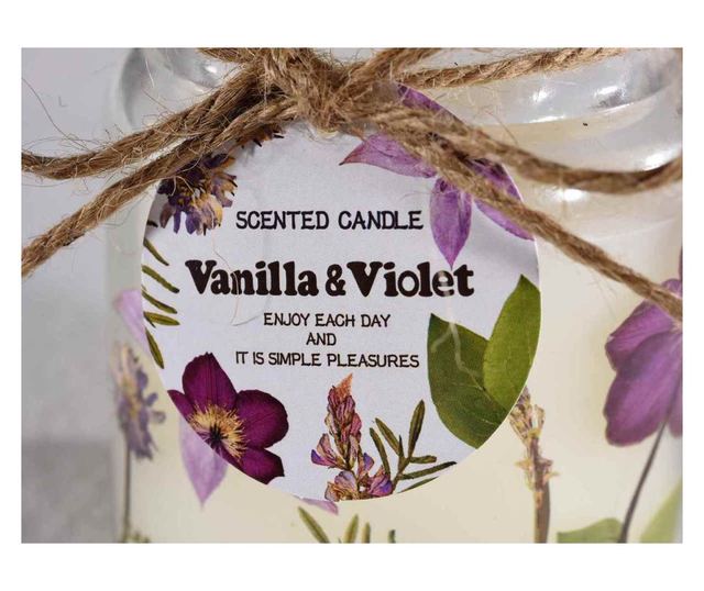 2 db illatos üveggyertya szett, 7,5 cm átmérő x 10 cm magasság