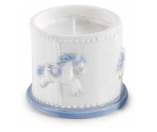 Illatosított gyertya, porcelán tégely Ø8 cm x 9,5 H