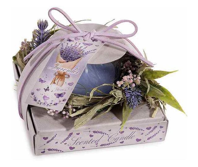 2 db levendula illatú gyertya Ø11 cm x 7 M