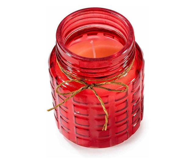 4 db illatos üveggyertya szett (8 cm átmérő x 10 cm magasság)