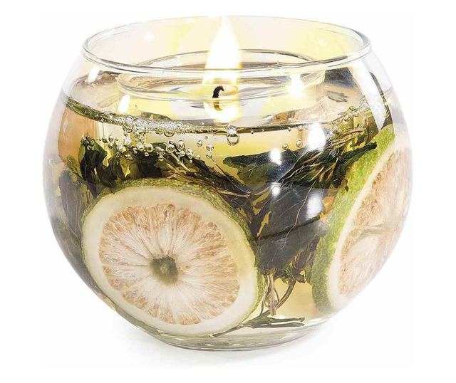 Illatos üveggyertya Ø10 cm x 8 M