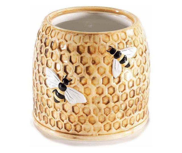 Méhkaptár kerámia tároló Ø11 cm x 13 cm M