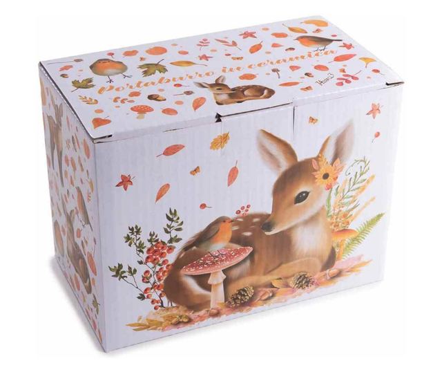 Többszínű kerámia tál 17 x 12 x 8,5 cm