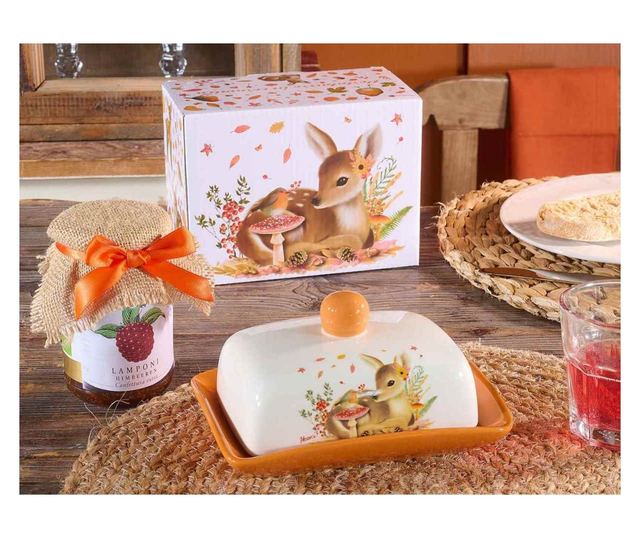 Többszínű kerámia tál 17 x 12 x 8,5 cm