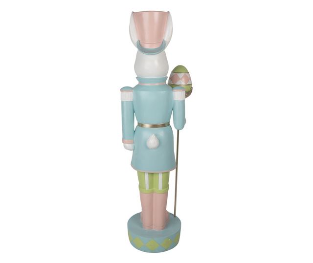 Húsvéti Nyuszi Figurina, Polystone, Többszínű, 40x33x122 cm