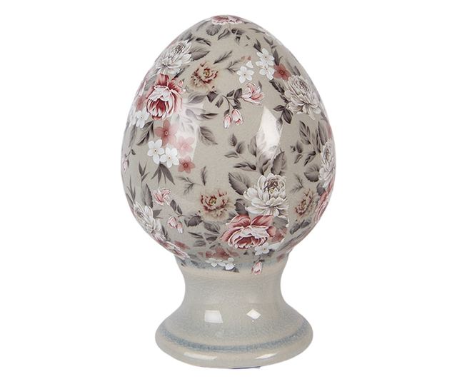 Dekorációs kerámia húsvéti tojás Ø9x14 cm