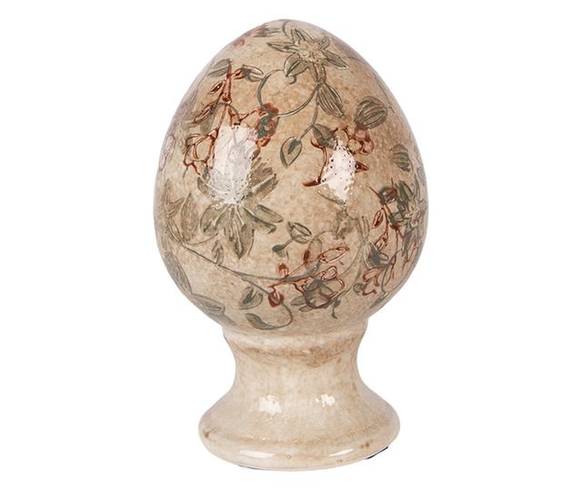 Dekoratív váza barna zöld Ø9x14 cm