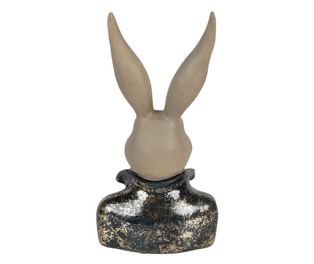 Húsvéti Nyuszi Figura, Többszínű Polystone, 13x10x23 cm