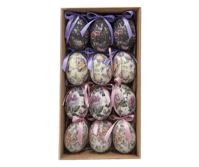 12 db díszítő paszta dísz, 4x5 cm