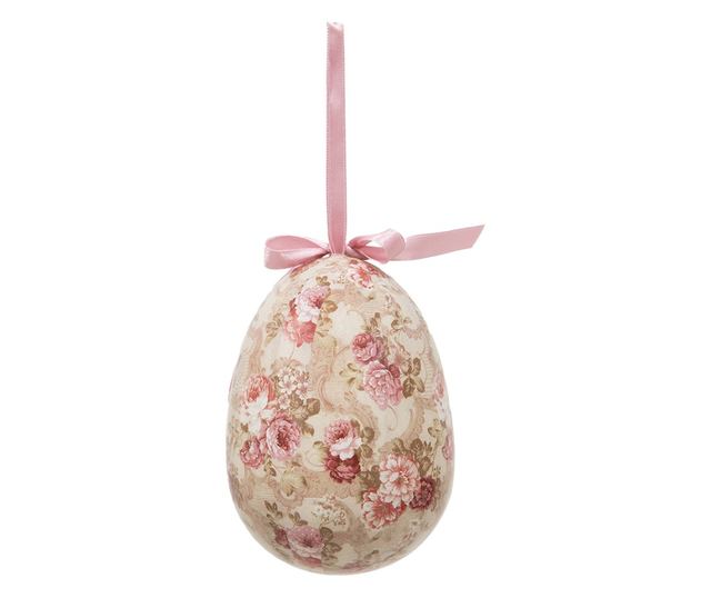 2 db díszített dísztárgy Ø9x12 cm