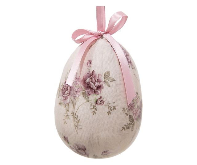 2 db díszített dísztárgy Ø9x12 cm