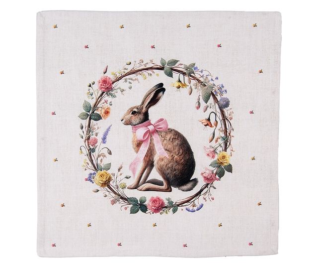 6 db pamut Húsvéti asztali szalvéta, többszínű, 40x40 cm