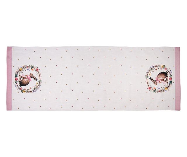 Pamut húsvéti asztali futó 50x140 cm