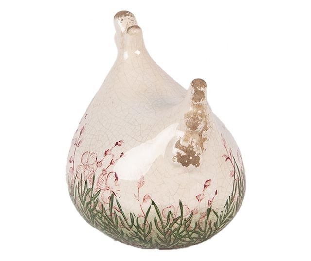 Kerámia húsvéti tojás figura 12x11x13 cm