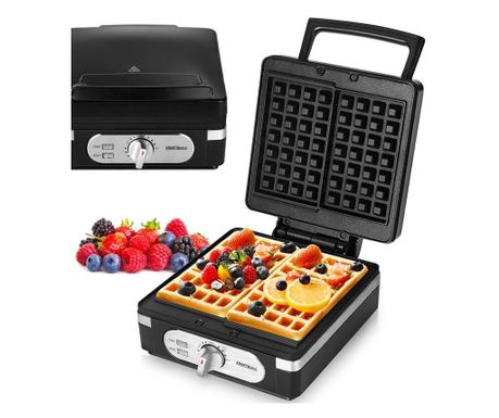 Aparat de copt vafe electric, Kraft&Dele, 2000W cu control temperatura, KD4100