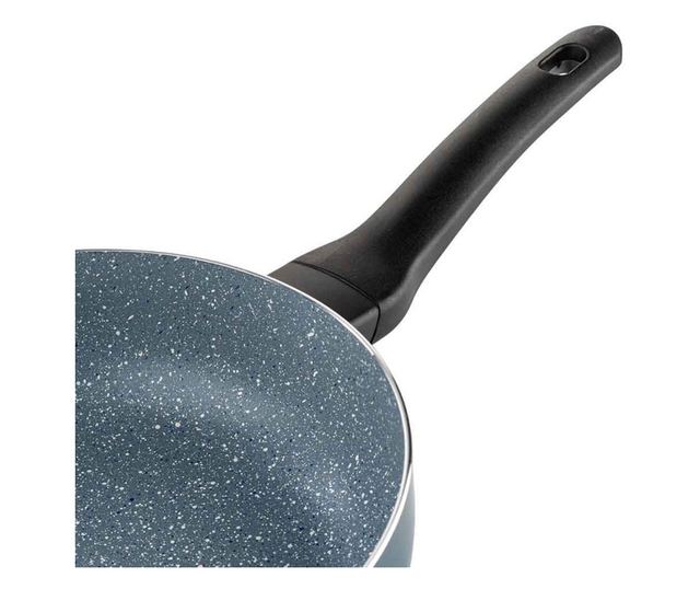 Mély serpenyő fedővel Luigi Ferrero Prima FR-2634L, 26x7,5 cm, 3,4 l, Tapadásmentes bevonat, Üvegfedél gőzkivezető nyílással, In