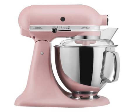 Планетарен миксер KitchenAid Artisan Elegance 5KSM175PSEDR, 300 W, 4.8 л, Direct drive, 10 скорости, Розов