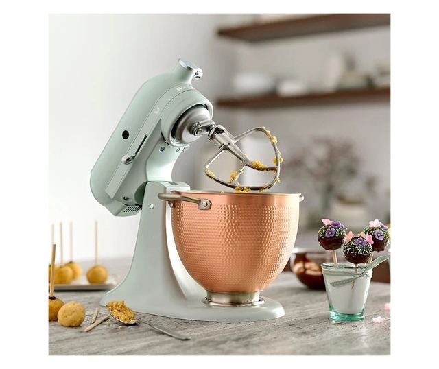 KitchenAid Artisan Blossom Exkluzív Design 5KSM180LEELB Bolygókeverő, 300W, 4.7L, Közvetlen meghajtás, 10 sebesség, Billenthető