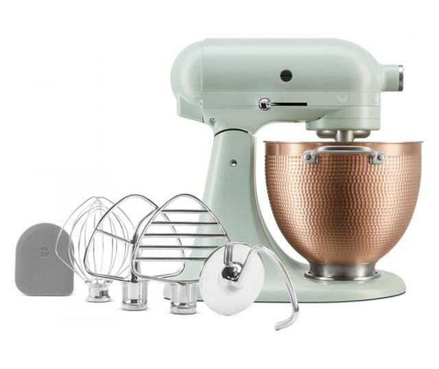 KitchenAid Artisan Blossom Exkluzív Design 5KSM180LEELB Bolygókeverő, 300W, 4.7L, Közvetlen meghajtás, 10 sebesség, Billenthető