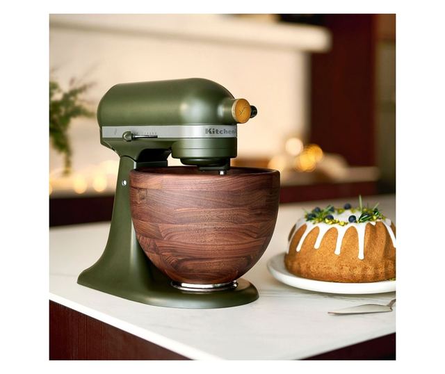 KitchenAid Artisan Evergreen 5KSM180WSEEG bolygóműves mixer, 300 W, 4,7 l, közvetlen meghajtás, 10 sebességfokozat, dönthető fej