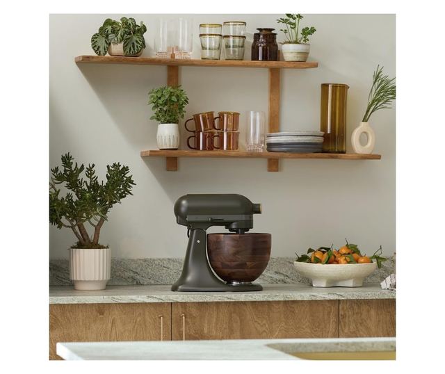 KitchenAid Artisan Evergreen 5KSM180WSEEG bolygóműves mixer, 300 W, 4,7 l, közvetlen meghajtás, 10 sebességfokozat, dönthető fej