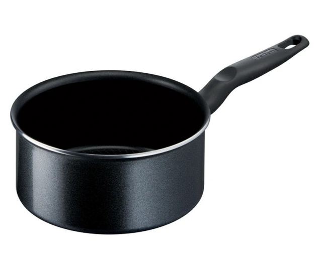 Tefal C2678074 Starter fekete edénykészlet, 6 darabos, titán bevonat, PFOA-mentes, termofúziós, hőjelzős, indukciós, fekete
