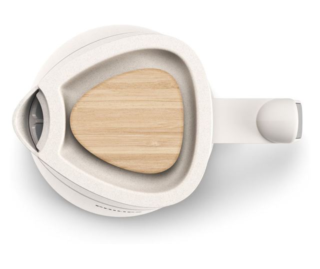 Elektromos vízforraló Philips HD9365/10 Conscious Collection, 2200 W, 1,7 l, Automatikus kikapcsolás, Vízkőszűrő, Matt fehér