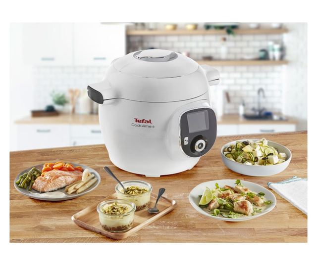 Tefal CY851130 Cook4me multifunkciós főző, 1600 W, 6 l, 6 főzési mód, 150 beépített recept, Késleltetett indítás, Melegen tartás