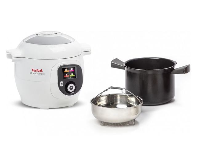 Tefal CY851130 Cook4me multifunkciós főző, 1600 W, 6 l, 6 főzési mód, 150 beépített recept, Késleltetett indítás, Melegen tartás