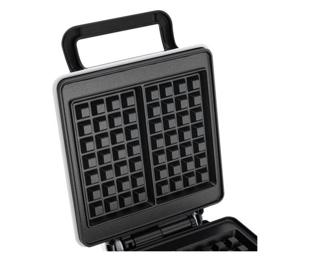 Gofrisütő Mesko MS 3091, 1800W, Tapadásmentes bevonat, 2 sütőlap, Csúszásmentes lábak, Fehér