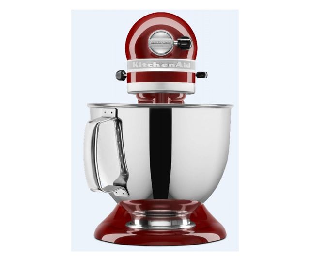 KitchenAid Artisan Elegance 5KSM125EGC Bolygós mixer, 300 W, 4,8 l, Közvetlen meghajtás, 10 sebességfokozat, Sötétpiros