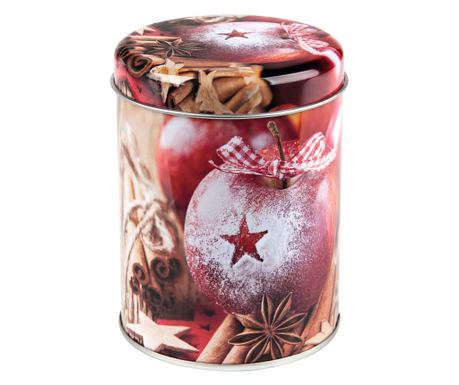 Božićni ukras-kutija za kolače metalna 10 x 7,6 cm