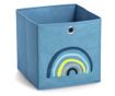 Μπλε Κουτί Αποθήκευσης Ουράνιο Τόξο, Μη Υφαντό, Μπλε, Περίπου 28 x 28 x 28 εκ.