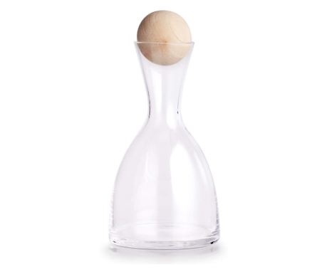 Steklen vrč z lesenim zamaškom, 750 ml