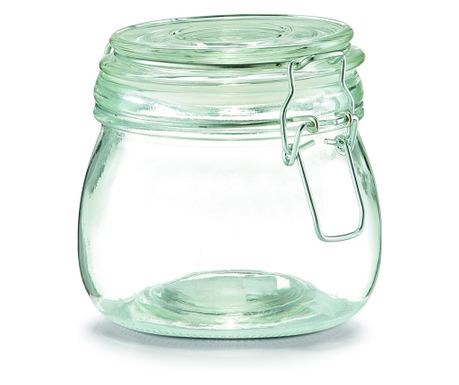 Γυάλινο Βάζο με Καπάκι, 500 ml