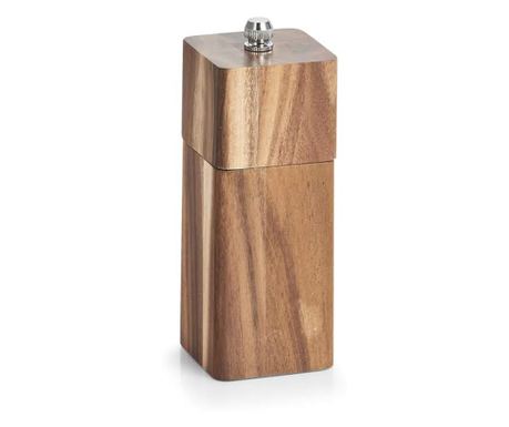Мелничка за сол или пипер от акациево дърво, 5x5x13.5 см