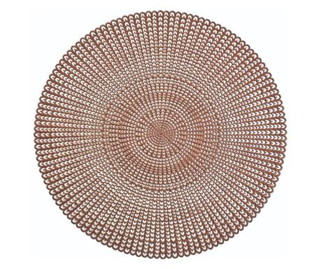 Podložka pod talíř CUT OUT, PVC kulatá, měděná