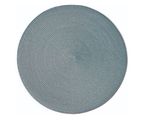 Podloga za krožnik, "Twist", PVC, mint, Ø38 cm