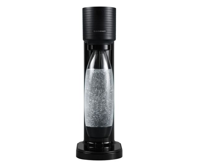 SodaStream GAIA szénsavasvíz-készítő, 1 l, manuális szénsavasítás, 2 fokozat, BPA-mentes, fekete