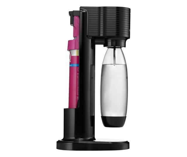 SodaStream GAIA szénsavasvíz-készítő, 1 l, manuális szénsavasítás, 2 fokozat, BPA-mentes, fekete
