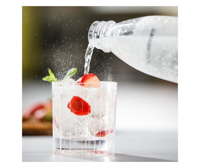 SodaStream ART szénsavasvíz-készítő, 1L, manuális szénsavasítás, 2 fokozat, BPA-mentes, fehér/ezüst