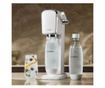 SodaStream ART szénsavasvíz-készítő, 1L, manuális szénsavasítás, 2 fokozat, BPA-mentes, fehér/ezüst