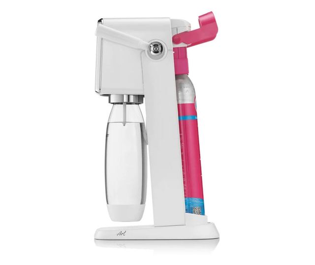 SodaStream ART szénsavasvíz-készítő, 1L, manuális szénsavasítás, 2 fokozat, BPA-mentes, fehér/ezüst