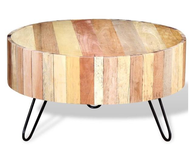 Stolić za kavu, reciklirano masivno drvo